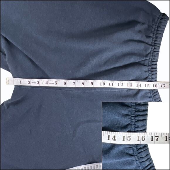 Jerzees Sweat Pants Joggers Blue 50% Cotton 50% Polyester - Picture 9 of 11